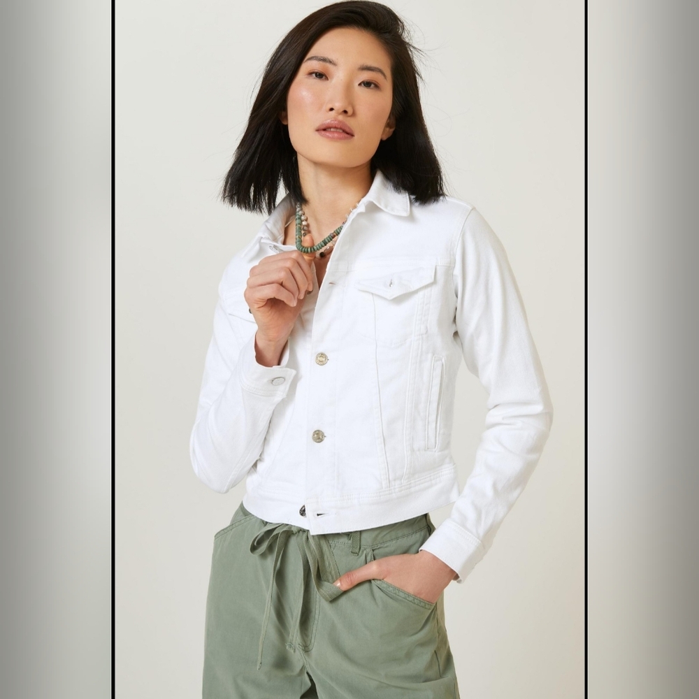 EDWIN $198✨️ Anthropologie EVIE Denim Jacket XS NWT